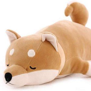 NWOT Liv Heart Marshmallow Sleeping Shiba Inu Plushie Stuffed Animal Dog Plus…